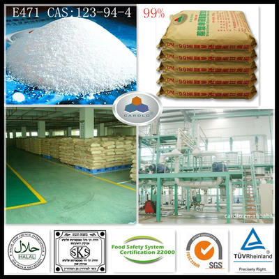 Εγκεκριμένο Halal αποσταγμένο αγνότητα Monoglyceride 99%